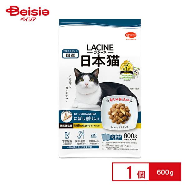 他サイト： 日本ペットフード ラシーネ日本猫にぼし削り入り600g×1個 ペットの商品画像