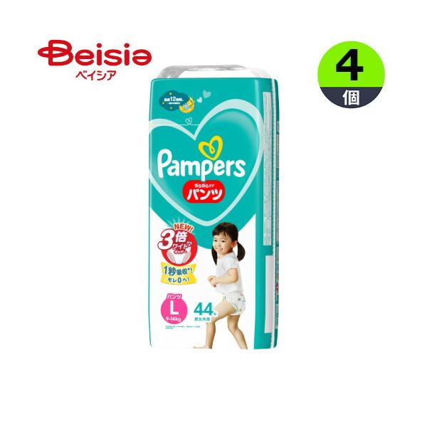 ■メーカー名：P&amp;G新技術！吸収スピード最大2倍で、お肌さらさらパンパース独自の「3つのマジック吸収体」で、分散して即吸収。おしっこを肌によせつけず、最長12時間お肌さらさら。内容タイプ：パンツサイズ：Lサイズ 9〜14kg数量：4...