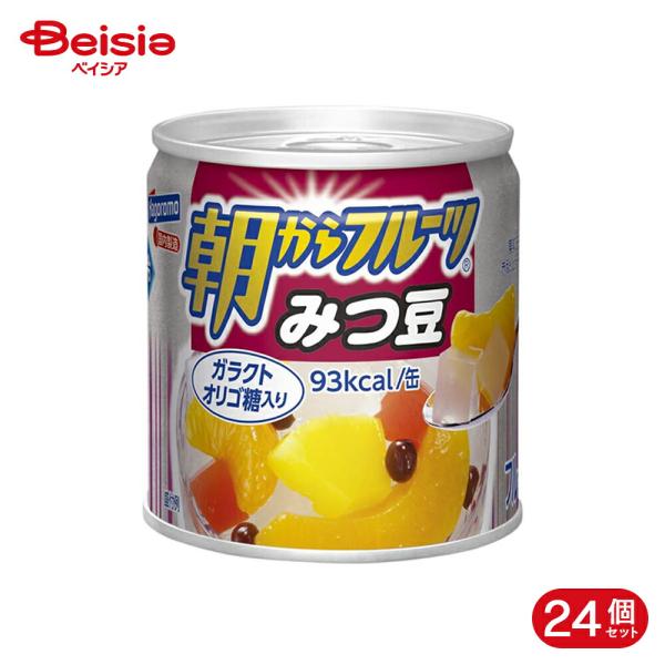 他サイト： はごろも 朝からフルーツ みつ豆 190g 24個の商品画像