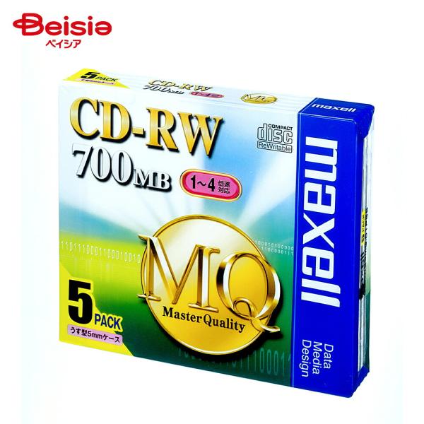 マクセル CD-R CDRW80MQS1P5S