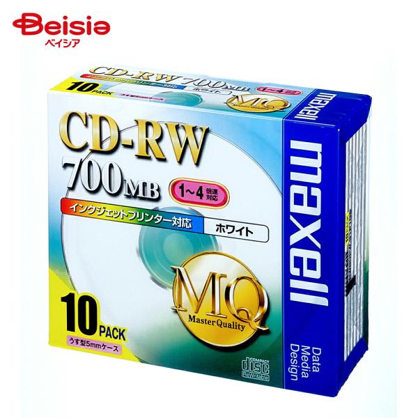 マクセル CD-R CDRW80PWS1P10S