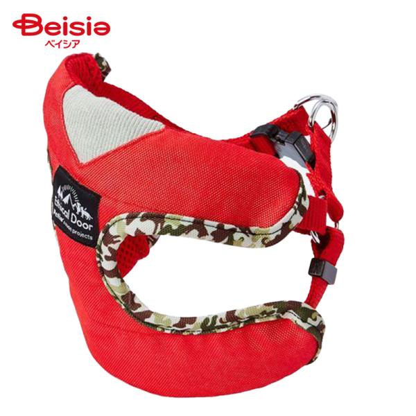 他サイト： ペティオ エシカルドア 迷彩ベストハーネス M レッド ペットの商品画像
