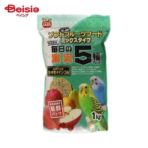 他サイト： マルカン 毎日の果実5種ブレンド セキセイインコ用 MB-201 1kg ペットの商品画像