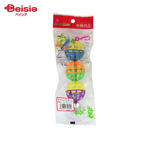 カラフルなボールに鈴がついて楽しい！小鳥のストレス解消に。※アソート商品のため、カラーは異なります。商品仕様・説明ブランド名               ナチュラルペットフーズ栄養成分               --保管方法       ...