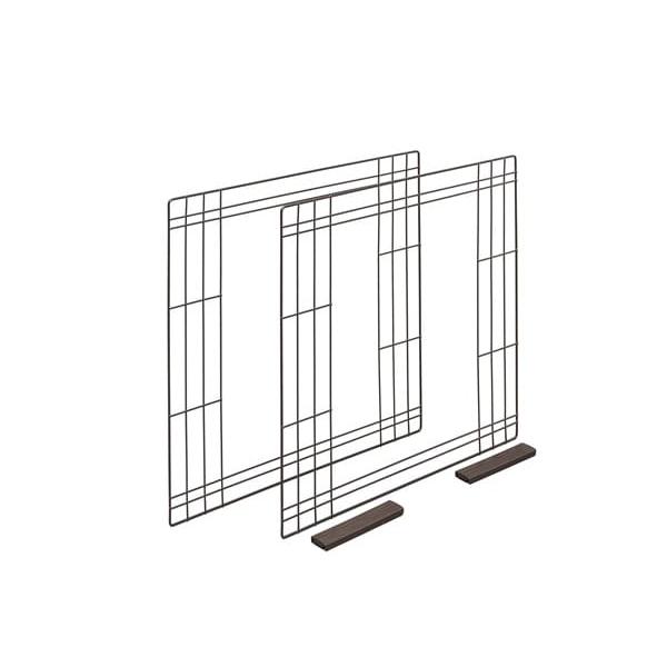 アイリスオーヤマ コンビネーションサークル用左右連結セット P-CS-580CV ウォールナット　【 爆買 】
