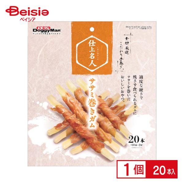 他サイト： ドギーマンハヤシ 仕上名人ササミ巻きガム20本 ペットの商品画像