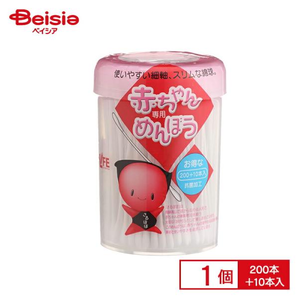 商品仕様・説明メーカー名               平和メディク特徴               赤ちゃんの耳や鼻のケアに便利な、水滴型でスリムな綿球のめんぼうです。内容量               210本【ご注意（免責事項）＞ 必ず...