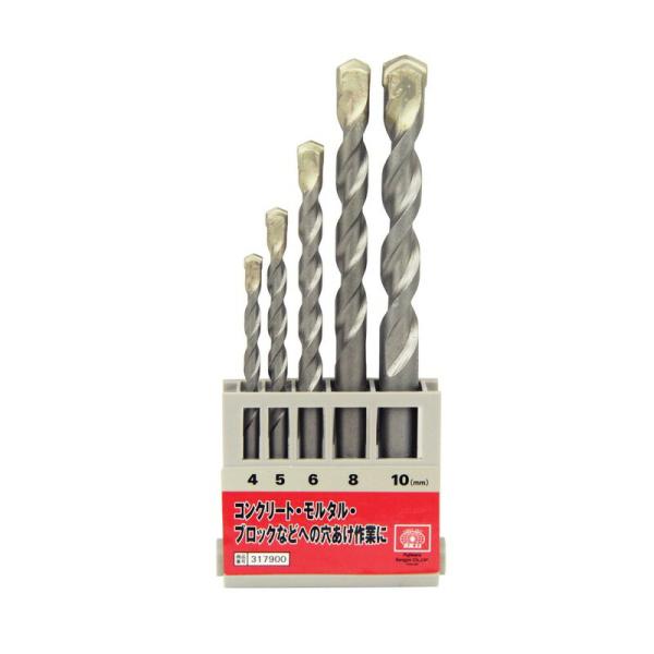 SK11 コンクリート用ドリルセット DSC−1 5PCS 先端工具 SK11 コンクリート用ドリルセット DSC−1 5PCS 先端工具