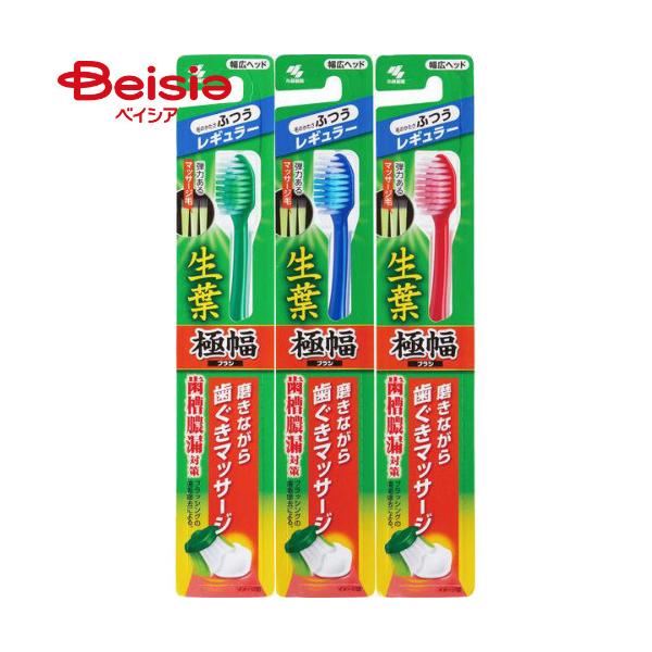 小林製薬 生葉極幅ブラシレギュラーふつう1本 : ベイシア ヤフー