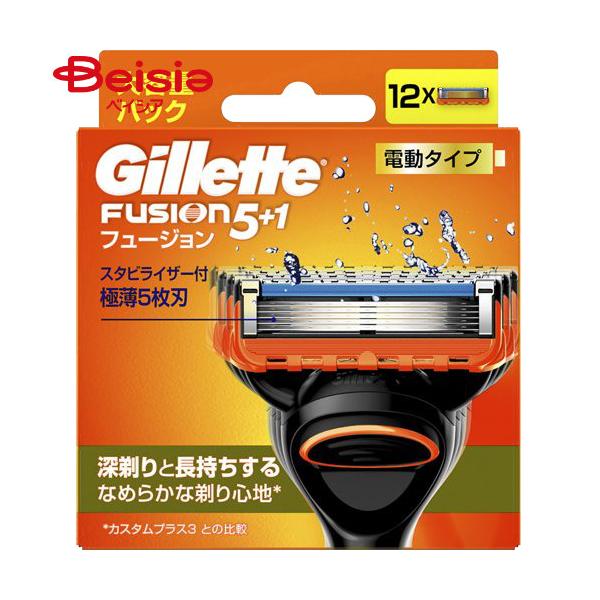 P&amp;G ジレット フュージョン 電動タイプ 替刃 12個入