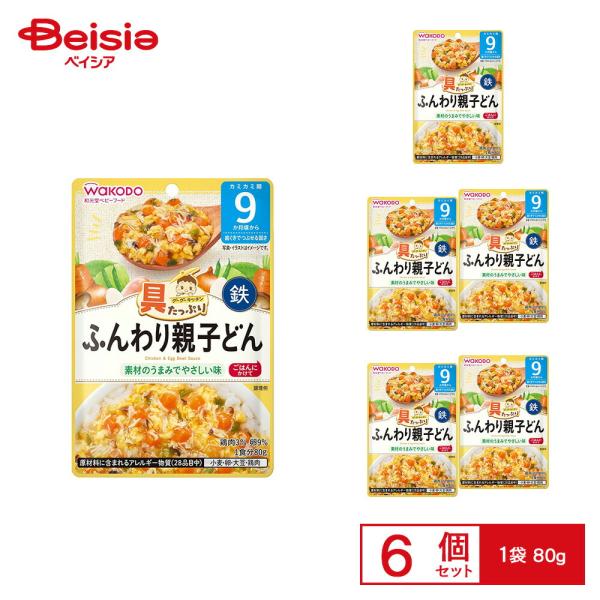 アサヒ 具たっぷりグーグー ふんわり親子どん 80g×6個