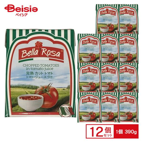リカルト紙パックカットトマト 390g×12個