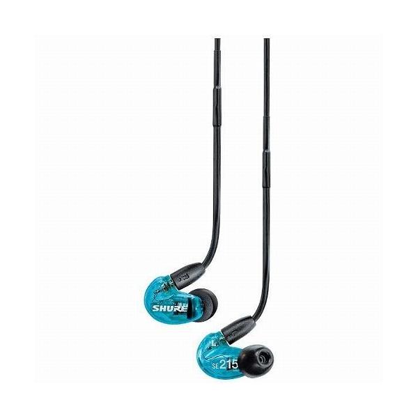 SHURE SE215SPE-A 有線イヤホン SHURE シュア 有線 イヤホン SE215SPE-A トランスルーセントブルー : B