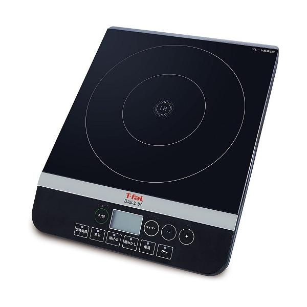 T-fal - ティファール IH調理器 クッキングヒーター デイリーIH ブラック T-fal 卓上IH クッキングヒーター デイリーIH ブラック