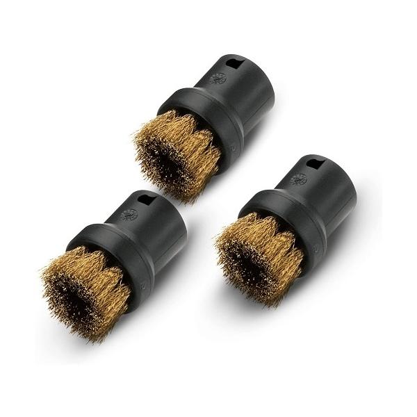KARCHER(ケルヒャー) スチームクリーナー用アクセサリー ポイントブラシ 真ちゅう製 3個セット 2863061 ケルヒャー（KARCHER） スチームクリーナー用アクセサリー ポイント