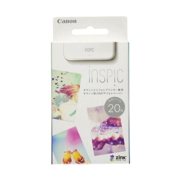Canon　inSPIC　フォトペーパー20枚入り キヤノン（Canon） iNSPiC用 用紙 ZINK フォトペーパー 20枚入り ZP