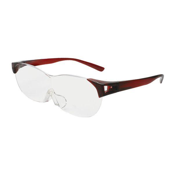 メーカー：エニックスJAN：4549411052216型番：SL-10-5■商品説明■●両手が使えます！眼鏡の上から装着可能な、メガネタイプルーペです！ハンズフリーで両手が自由に使えます！●枠なしレンズで広い視野が確保できます。●薄くて軽い...