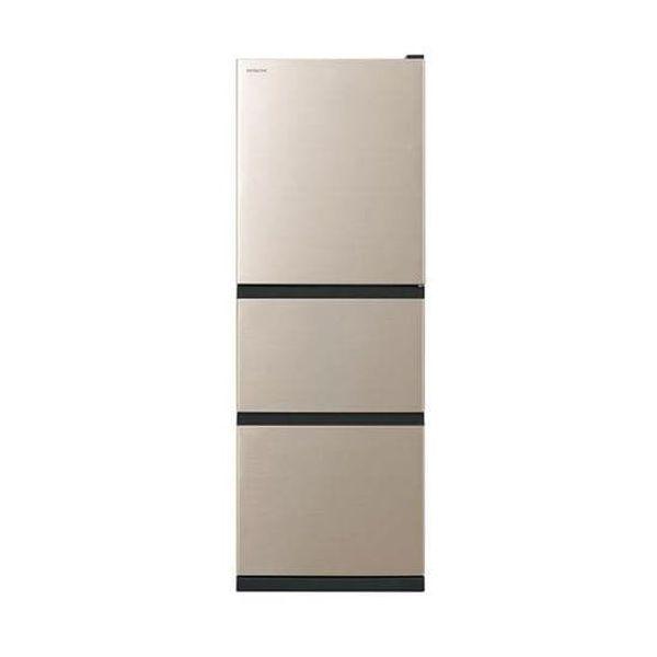 日立 冷蔵庫 3ドア 幅54cm 265L 右開き ライトゴールド R-27TV-N 日立 冷蔵庫 3ドア 幅54cm 265L 右開き ライトゴールド R-27TV-N