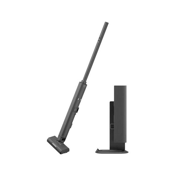 コードレススティック掃除機 シャープ EC-CR1-H グレー系 RACTIVE Air STATION ラクティブエアステーション 自動ゴミ収集 スタンド付