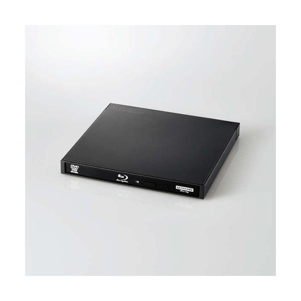 エレコム 外付けブルーレイドライブ ポータブル ロジテック LBD PWA6U3CLBK ケーブル