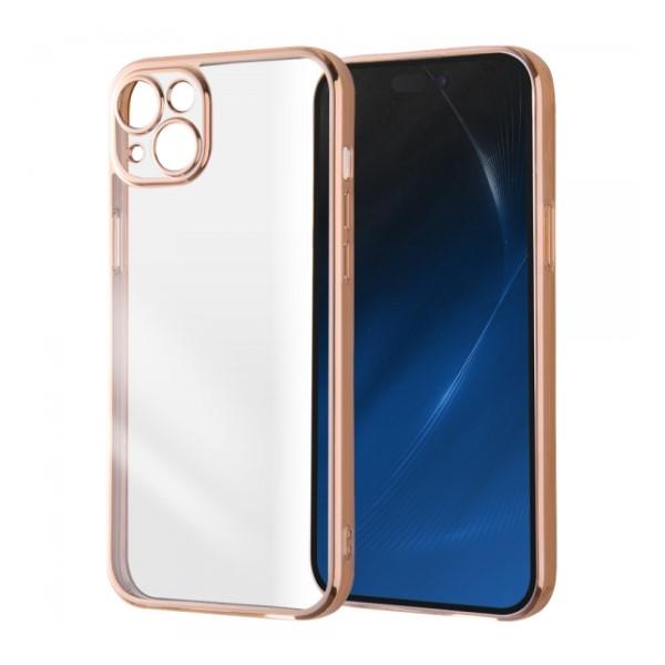 ray-out iPhone 15 Plus用TPUソフトケース META Perfect ピンク 