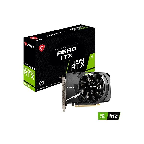 MSI グラフィックボード GeForce RTX 3060 AERO ITX 12G OC : B