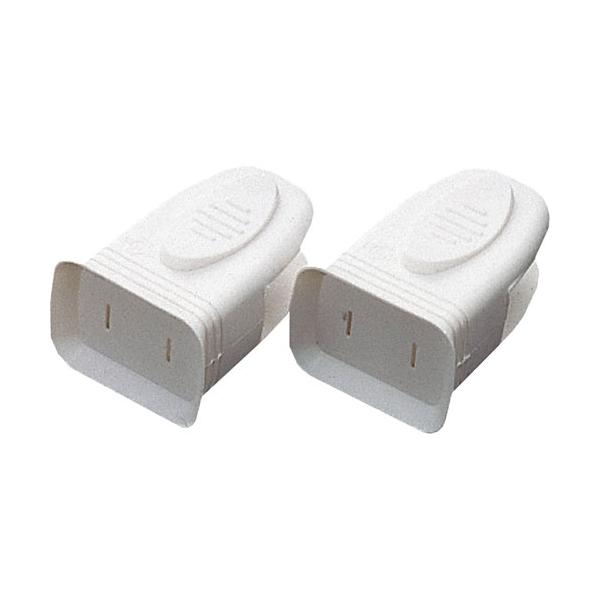 他サイト： スマイルキッズ にぎりやすい安全プラグカバー ホワイト AKN-08WHの商品画像