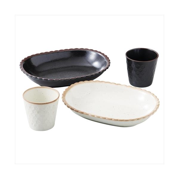 美濃焼 ビスケ ランチセット K20608430 美濃焼】 ランチプレート