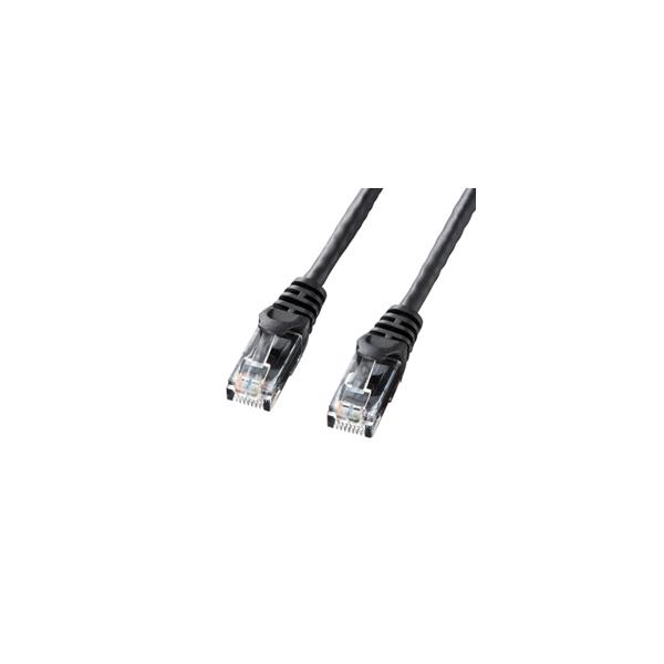 他サイト： サンワサプライ　カテゴリ6UTPLANケーブル　LA-Y6-03BKの商品画像