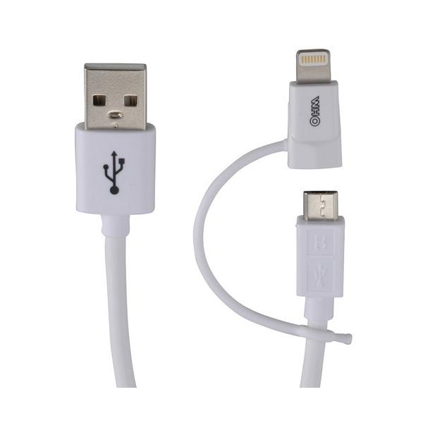 I[d@ OHM AudioComm CgjOϊA_v^[t micro USBP[u 1.8m IP-C18MNH-W