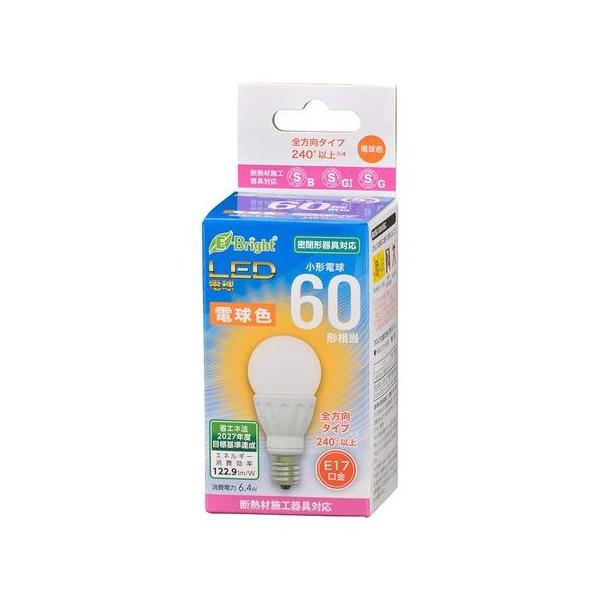 LED�d�� ���` E17 60�`���� �d���F �I�[���d�@ LDA6L-G-E17 IS22