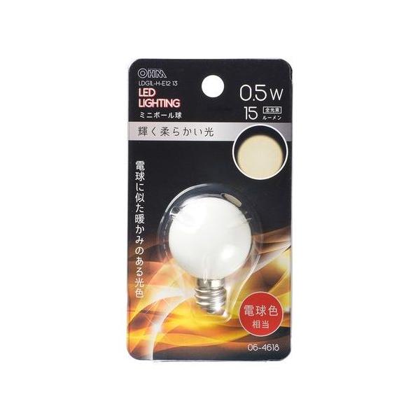 LED�d�� �~�j�{�[���d���` E12/0.5W �d���F �I�[���d�@ LDG1L-H-E12 13