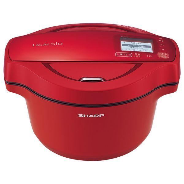 水なし自動調理鍋 HEALSIO（ヘルシオ）ホットクック レッド系 シャープ 