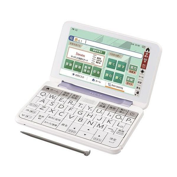 Brain シャープ PW-J2-V 電子辞書 中学生モデル バイオレット系 : B
