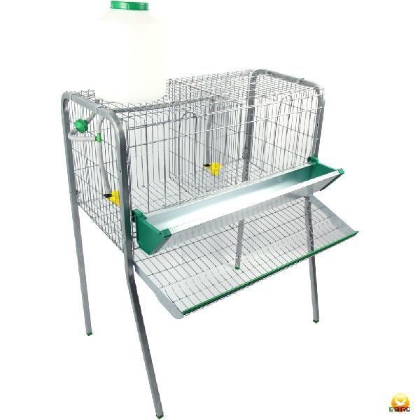 (お客様ご自身で組立6000円お値引き)　採卵用ニワトリバタリーケイジ　にわとり用カゴ　2羽用