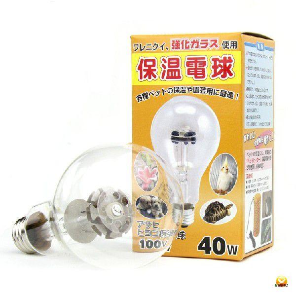 アサヒ ヒヨコ保温電球 硬質ガラス 40W