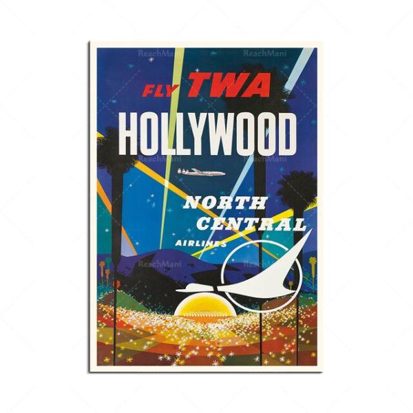 TWA航空ビンテージ オリジナルポスター 60年代