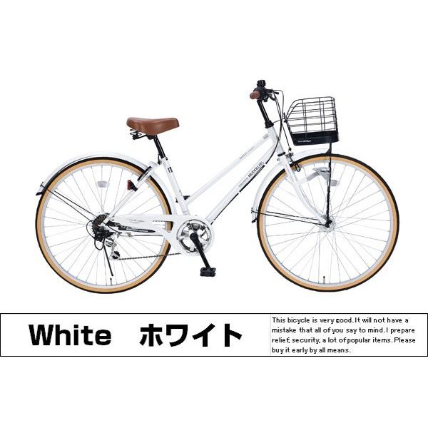 シティサイクル 26インチ 6段変速 LEDオートライト付 自転車 M-501 