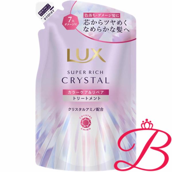 【単品19個セット】 ユニリーバ・ジャパン ラックス スーパーリッチクリスタル カラーケア&リペア トリートメント つめかえ用 300G(代引不可)【送料無料】 LUX（ラックス） ユニリーバ スーパーリッチクリスタル カラーケア