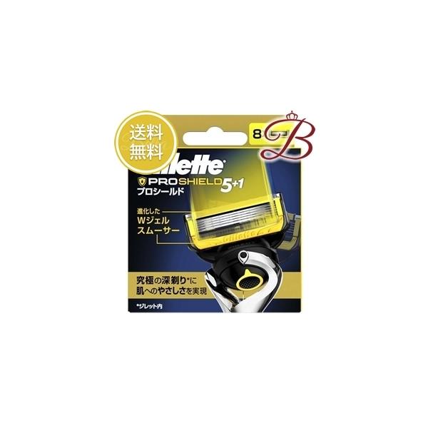 ジレット プロシールド 替刃 8個入 【 爆買 】 : bellashopヤフー店