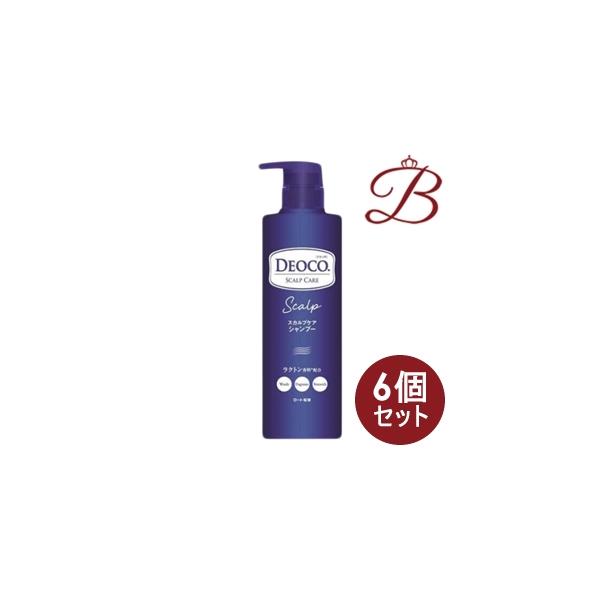 【単品6個セット】 デオコ スカルプケアシャンプー 450mL(代引不可)【送料無料】 デオコ（DEOCO.） 【×6個】デオコ スカルプケア シャンプー 450ml