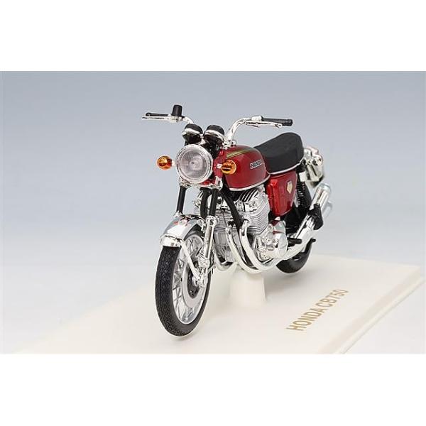 ノレブ 1/18 ホンダ CB750 1969 メタリックレッド オートバイ 塗装済
