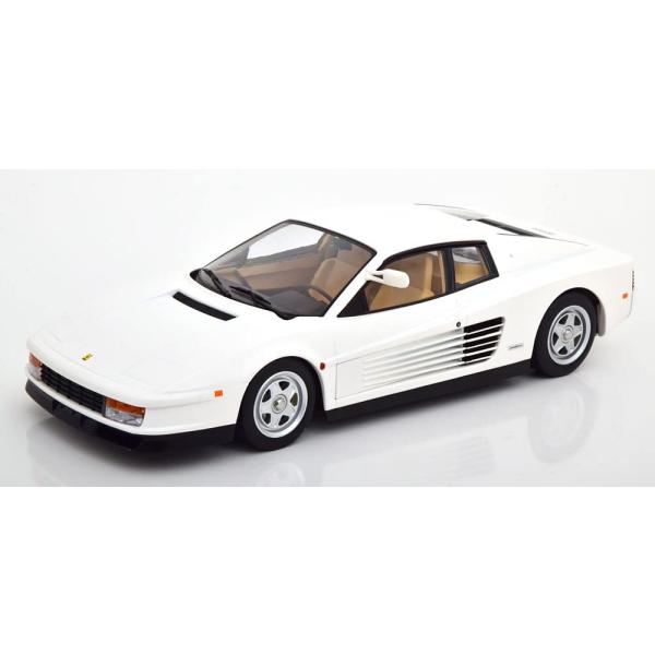 KK-Scale 1/18 フェラーリ テスタロッサ 1984 ホワイト US仕様 マイアミバイス Ferrari Testarossa Monospecchio white US-Version KKDC180502