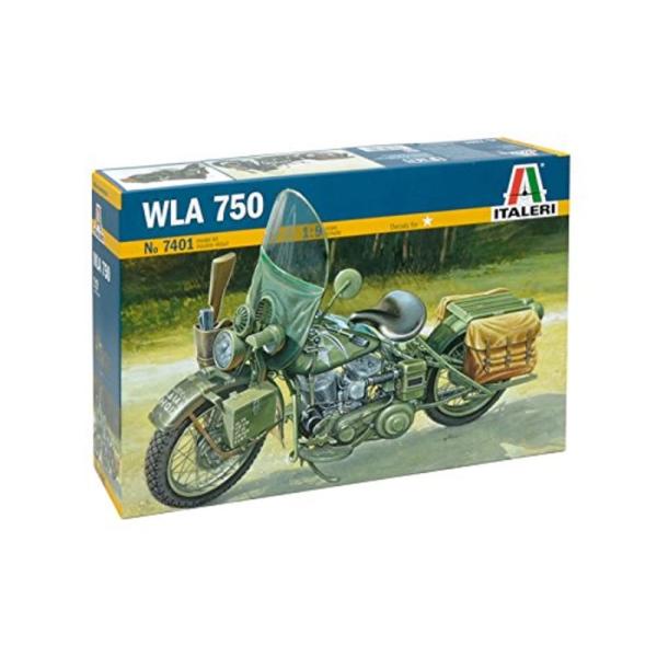 イタレリ ハーレーダビッドソン WLA 750 第二次世界大戦軍用バイク 1/9