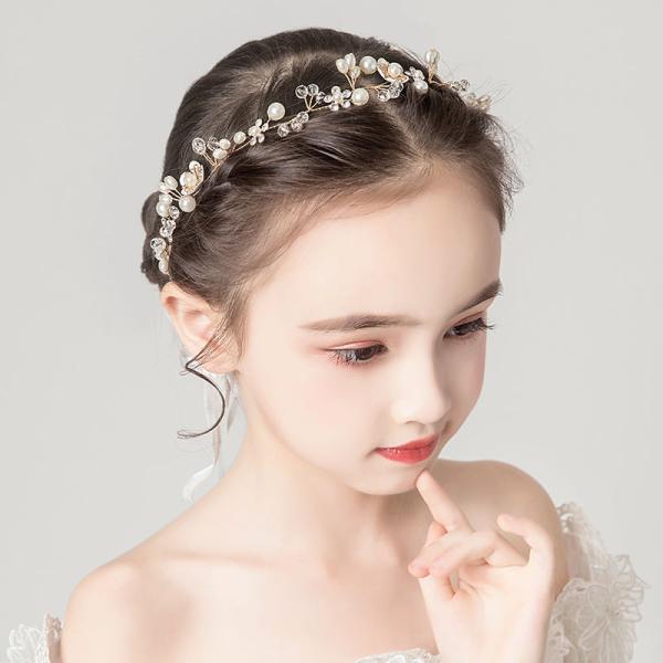 G ヘアアクセサリ 発表会 結婚式 高級 プリンセス 買い物 プレゼント フォーマル ヘッドドレス 七五三 撮影会