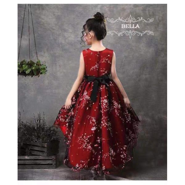 子供ドレス 緑 赤 レッド ドレス 発表会 結婚式 女の子 グリーン コンクール ピアノ キッズドレス レッド ロングドレス 立体花 1 130 140 150 160 Sk069 子供ドレスbella Ragaza 通販 Yahoo ショッピング
