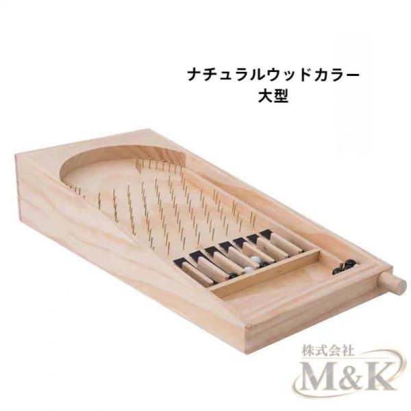 ピンボールの伝統的な木製クラフトテーブル 無垢材のピンボールピンボールマシン M＆K（株） 子供専用のおもちゃ クリエイティブなギフト 白