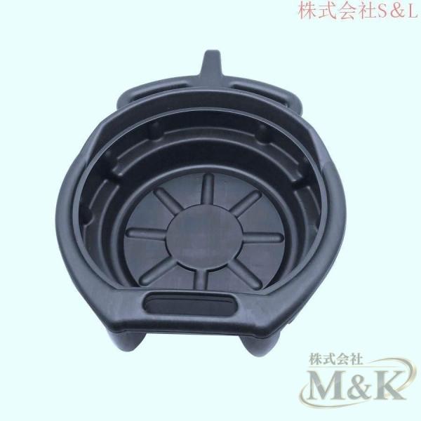 7.5L オイルドレンパン エンジンオイルコレクタータンクギアボックスオイル M＆K（株） 生活雑貨 ブラック トリップトレイ 廃油 新生活