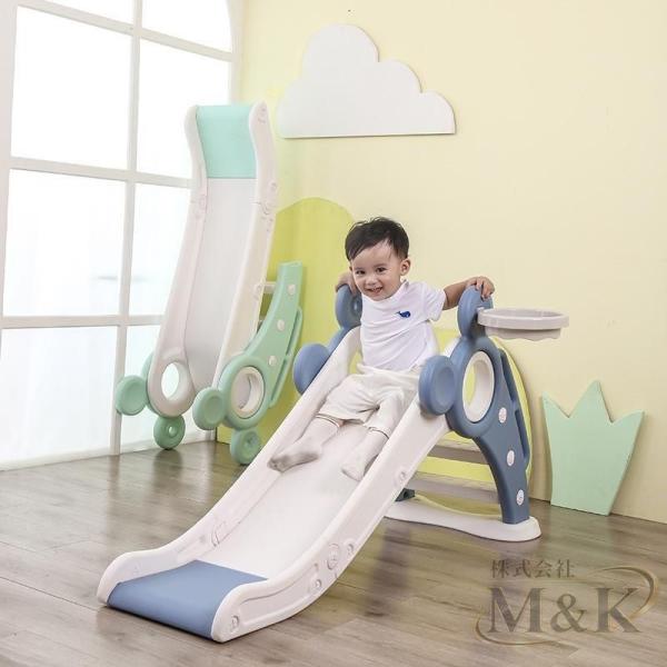 すべり台 折りたたみ おもちゃ 滑り台 すべりだい くまさん 子ども 男の子 女の子 M＆K（株） 屋内 遊具 室内 子供用 キッズ ベビー用品