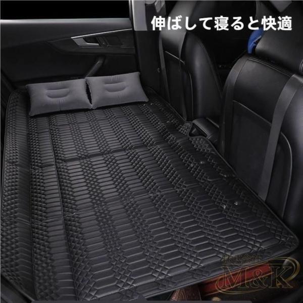 車中泊 ベッド マット 段差解消マット シートフラットクッション 拡張マットレス M＆K（株） カーマットレス 車中泊グッズ 折りたたみ式 寝室